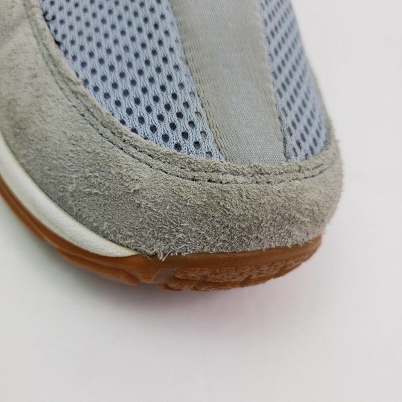 LL Bean Womens Size 8.5 Gray Slip On Suede Walking Moc Shoes 0-XT94-04 - Picture 9 of 12